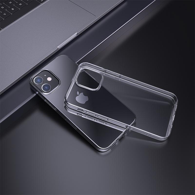 Силиконов (TPU) калъф за iPhone 12 mini (прозрачен) - Hoco Light Series TPU Protective Case | JAR Computers Силиконов (TPU) калъф за iPhone 12 mini (прозрачен) - Hoco Light Series TPU Protective Case