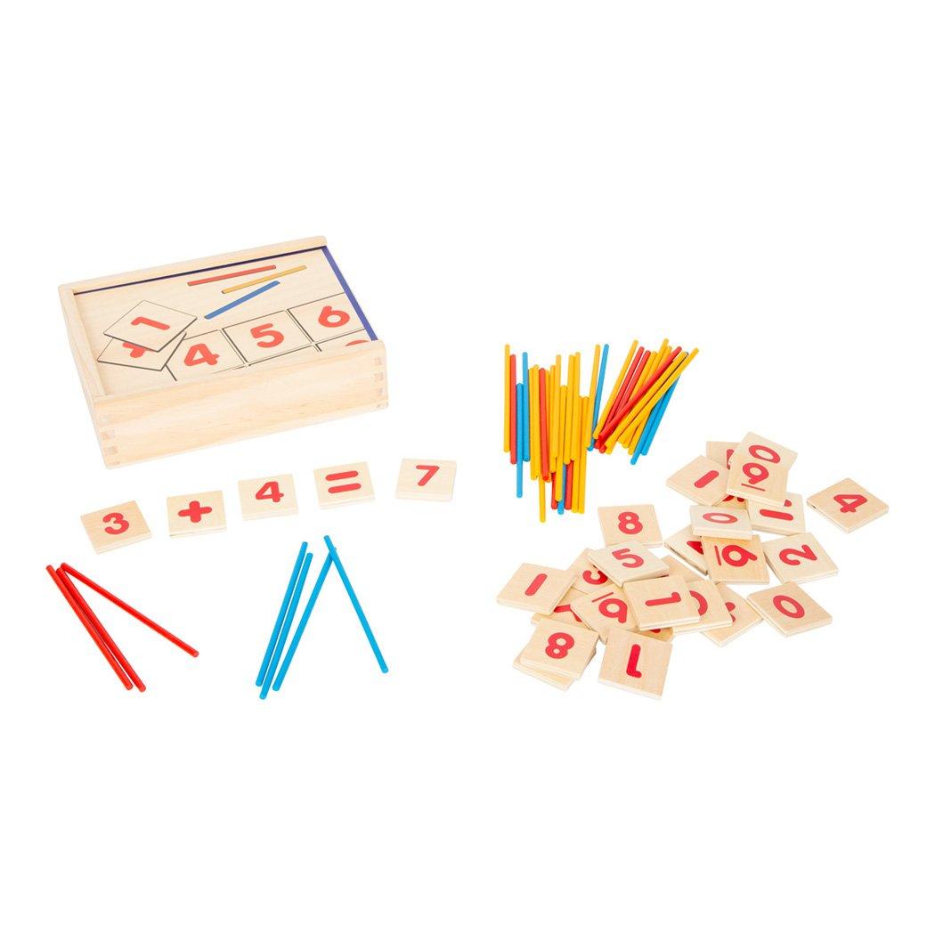 Small Foot Комплект математика, с цифри и пръчки, дървени, в кутия | JAR Computers Small Foot Комплект математика, с цифри и пръчки, дървени, в кутия