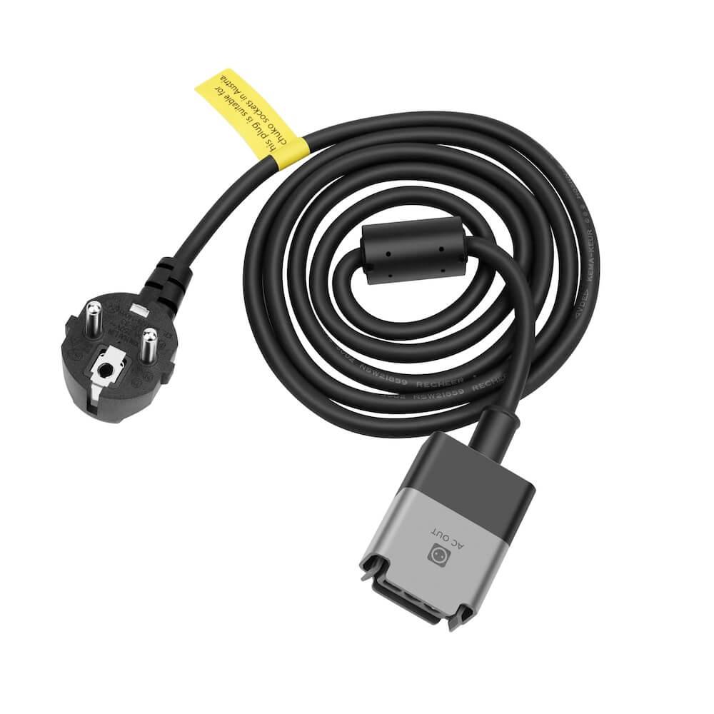 Свързващ кабел за EcoFlow Microinverter към ел. мрежата - EcoFlow BKW to AC Cable 3m (черен) | JAR Computers Свързващ кабел за EcoFlow Microinverter към ел. мрежата - EcoFlow BKW to AC Cable 3m (черен)