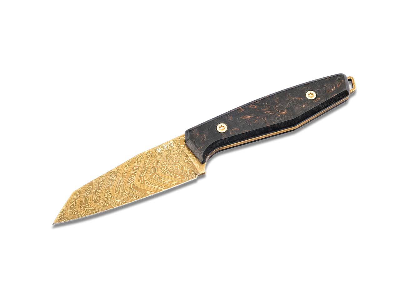 Туристически нож Boker Solingen Daily Knives AK1 Gold Damast