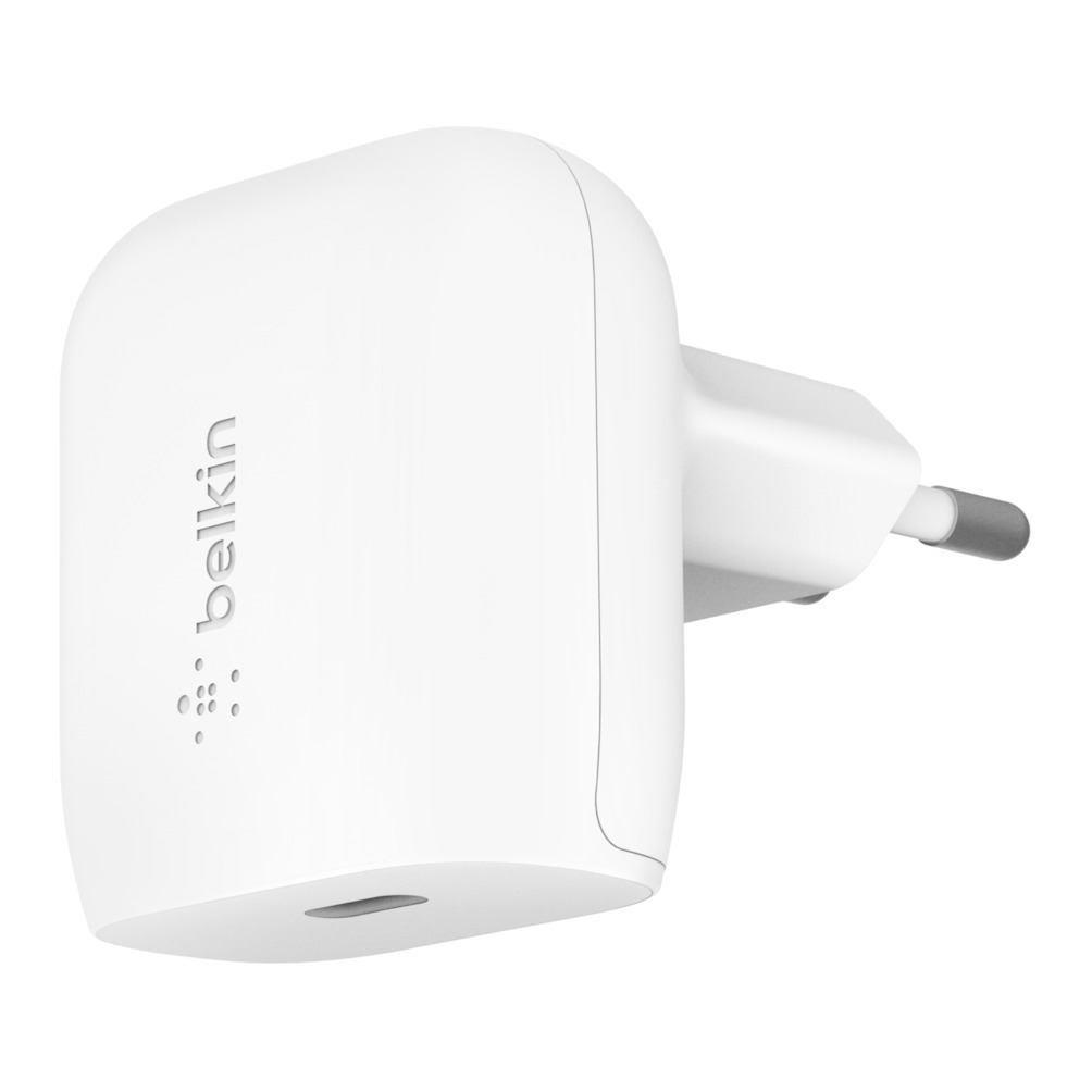 Захранване за iPhone, iPad и мобилни устройства - Belkin 18W PD Home USB-C Charger | JAR Computers Захранване за iPhone, iPad и мобилни устройства - Belkin 18W PD Home USB-C Charger