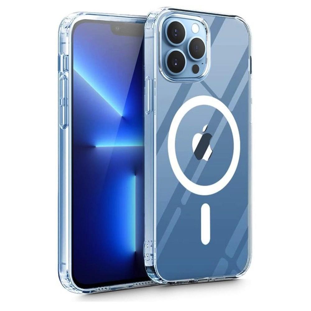 Хибриден удароустойчив кейс с MagSafe за iPhone 13 Pro Max - Tech-Protect MagMat MagSafe Case (прозрачен) | JAR Computers Хибриден удароустойчив кейс с MagSafe за iPhone 13 Pro Max - Tech-Protect MagMat MagSafe Case (прозрачен)