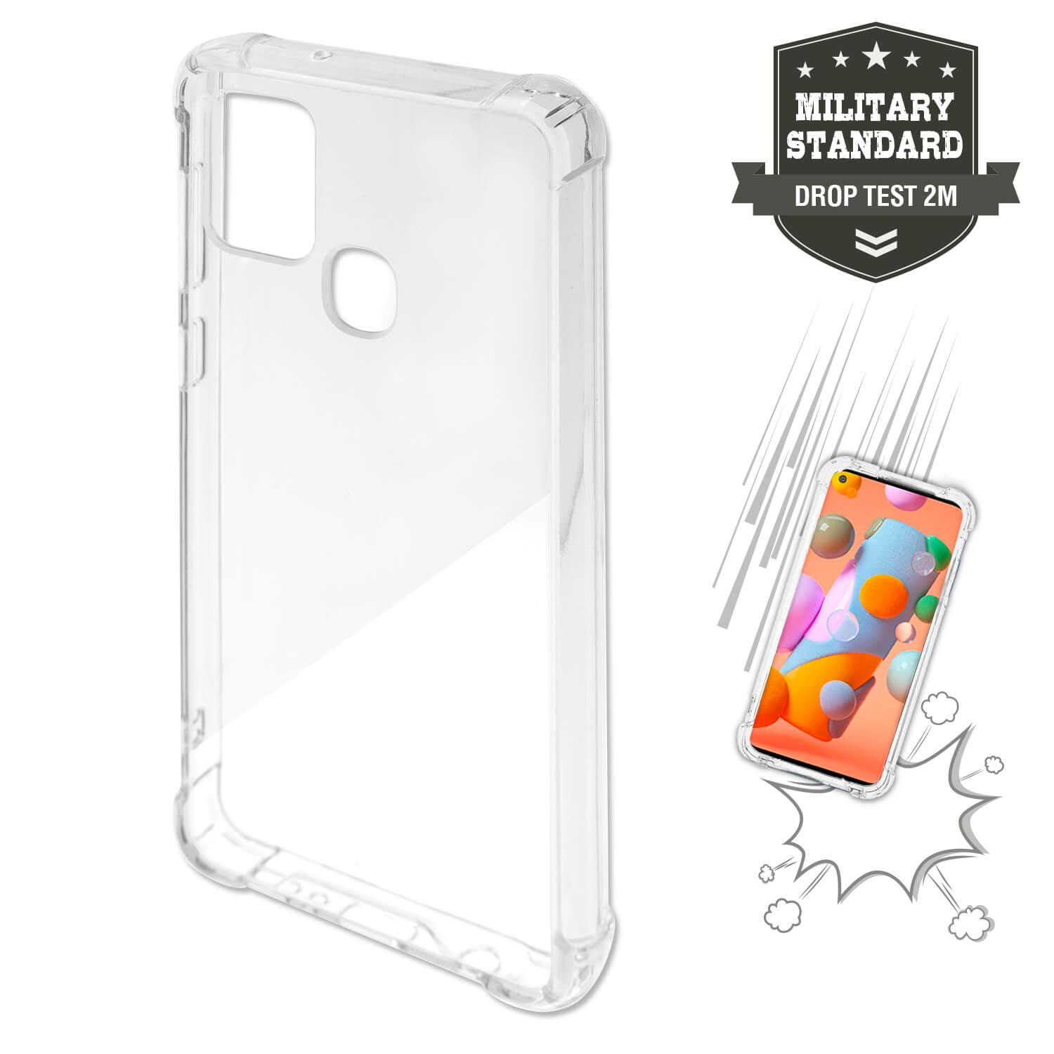 Хибриден удароустойчив кейс за Samsung Galaxy A21s - 4smarts Hard Cover Ibiza (прозрачен) | JAR Computers Хибриден удароустойчив кейс за Samsung Galaxy A21s - 4smarts Hard Cover Ibiza (прозрачен)