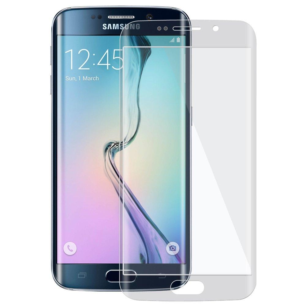 Извито калено стъклено защитно покритие за дисплея на Samsung Galaxy S6 Edge - Premium Tempered Glass Protector (прозрачен) | JAR Computers Извито калено стъклено защитно покритие за дисплея на Samsung Galaxy S6 Edge - Premium Tempered Glass Protector (прозрачен)