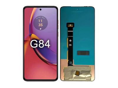 Motorola MOTO G84 LCD with touch and frame Black Original