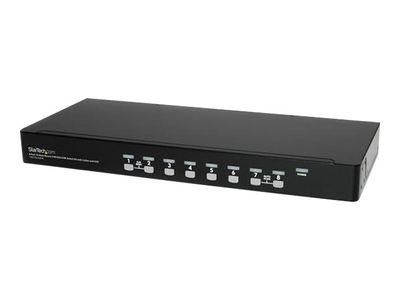 Мрежов комутатор 8 Port 1U Rackmount USB KVM Switch Kit with OSD and Cables - Rack mount KVM - VGA KVM Switch - 8 Port KVM Switch (SV831DUSBUK) - KVM switch - | JAR Computers Мрежов комутатор 8 Port 1U Rackmount USB KVM Switch Kit with OSD and Cables - Rack mount KVM - VGA KVM Switch - 8 Port KVM Switch (SV831DUSBUK) - KVM switch -