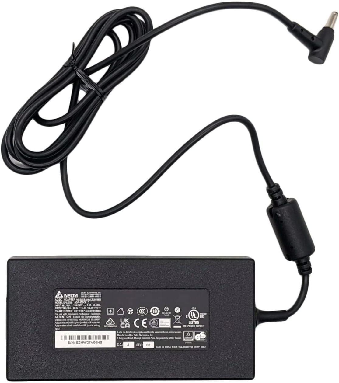 Оригинално Зарядно Delta за лаптоп Asus, MSI 20V 7.5A 150W - (4.5x3.0x0.7)