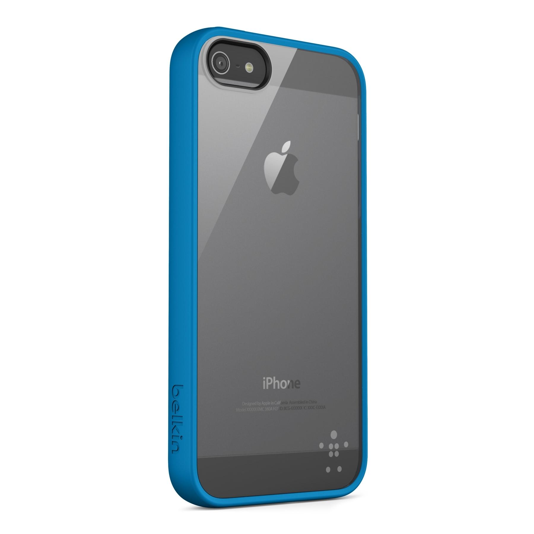 Поликарбонатов кейс за iPhone 5C - Belkin View Grip Candy (син) | JAR Computers Поликарбонатов кейс за iPhone 5C - Belkin View Grip Candy (син)