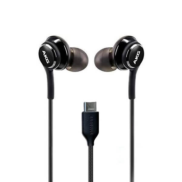 Samsung Earphones Tuned by AKG GH59-15106A - слушалки с USB-C конектор с микрофон и управление на звука за Samsung мобилни устройства (черен) (bulk)