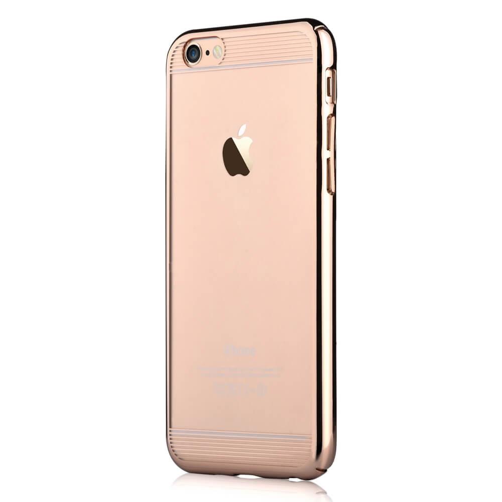 Тънък поликарбонатов кейс за iPhone 6, iPhone 6S - Comma Brightness 360 Case (златист-прозрачен) | JAR Computers Тънък поликарбонатов кейс за iPhone 6, iPhone 6S - Comma Brightness 360 Case (златист-прозрачен)