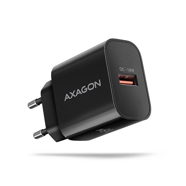 USB-A Charger, 18W, QC3.0, Smart, AXAGON ACU-QC18 | JAR Computers USB-A Charger, 18W, QC3.0, Smart, AXAGON ACU-QC18