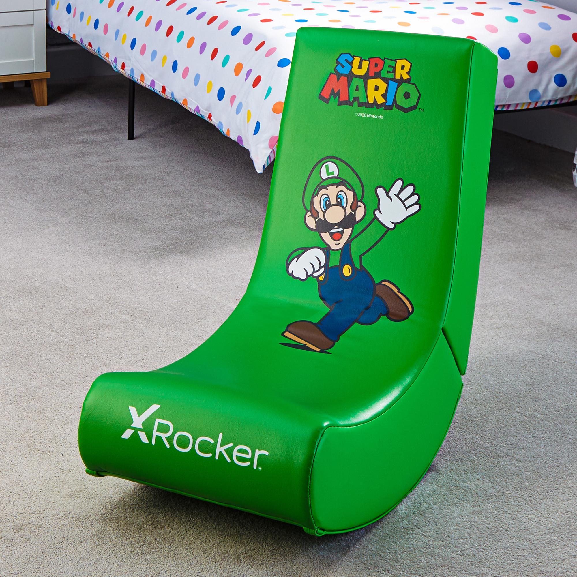 X Rocker Super Mario Joy Collection - Luigi, Console gaming chair, Green | JAR Computers X Rocker Super Mario Joy Collection - Luigi, Console gaming chair, Green