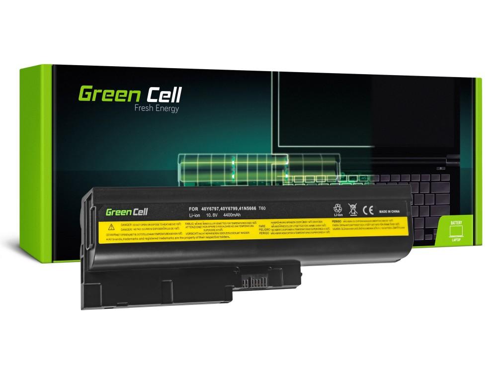 Батерия  за лаптоп GREEN CELL, IBM Lenovo ThinkPad T60 T61 R60 R61, 10.8V, 4400mAh | JAR Computers Батерия  за лаптоп GREEN CELL, IBM Lenovo ThinkPad T60 T61 R60 R61, 10.8V, 4400mAh