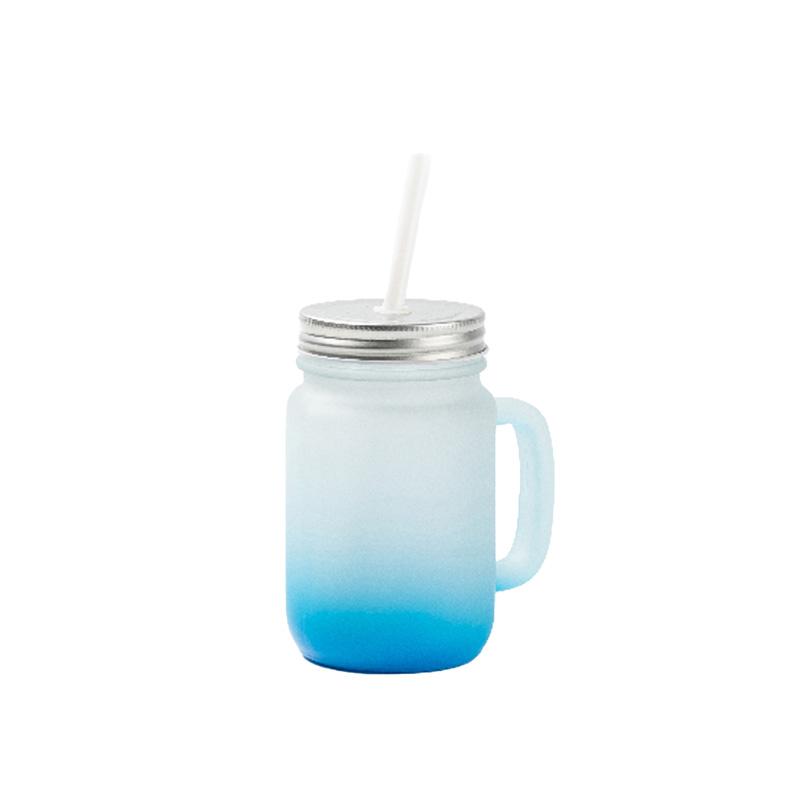 BESTSUB Буркан за сублимация Frosted, светлосин, 350ml | JAR Computers BESTSUB Буркан за сублимация Frosted, светлосин, 350ml