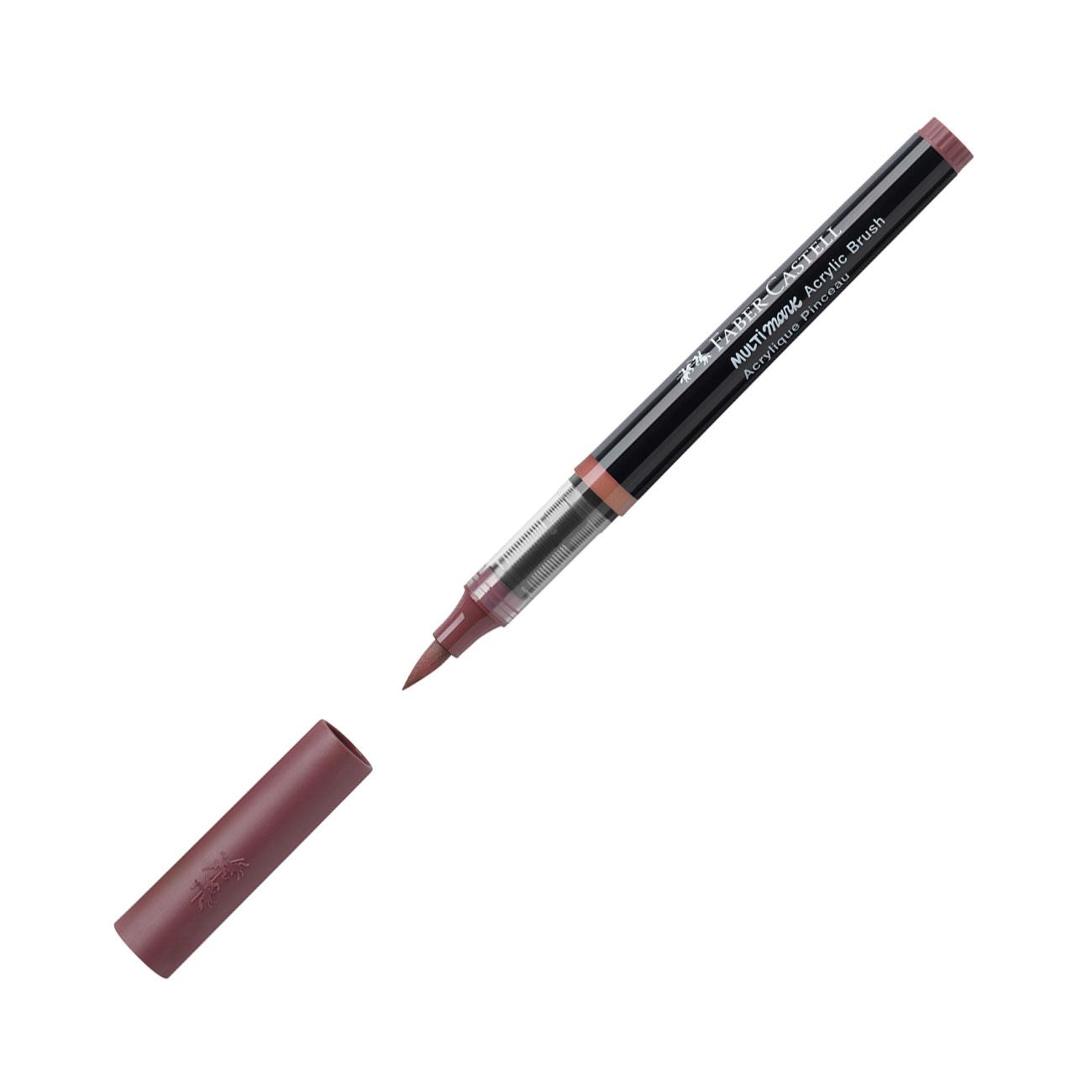 Faber-Castell Маркер-четка Multimark, акрилен, какао