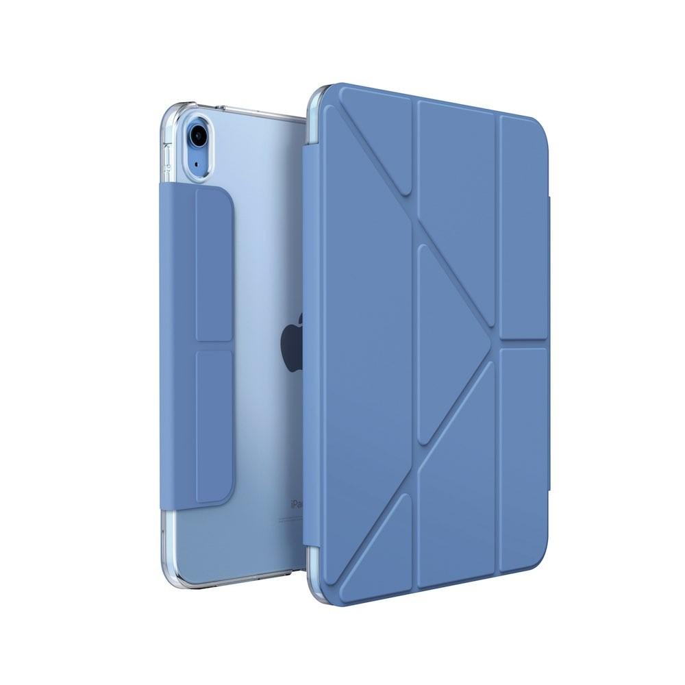 Хибриден кейс и поставка за iPad 10 (2022), iPad 11 (2025) - Uniq Camden Slim Case (син) | JAR Computers Хибриден кейс и поставка за iPad 10 (2022), iPad 11 (2025) - Uniq Camden Slim Case (син)