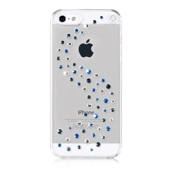Кейс с кристали на Сваровски за iPhone 5, iPhone 5S, iPhone SE - Swarovski Milky Way Blue Mix | JAR Computers Кейс с кристали на Сваровски за iPhone 5, iPhone 5S, iPhone SE - Swarovski Milky Way Blue Mix