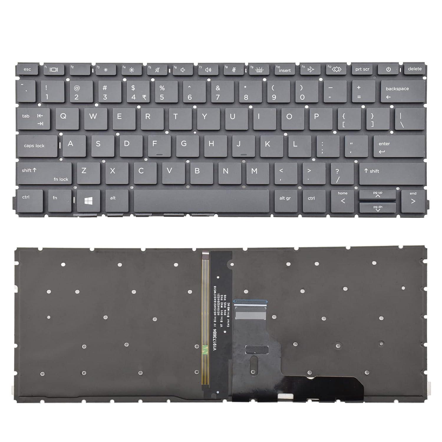 Клавиатура за лаптоп HP ProBook 430 G7 430 G8 - Черна Без Рамка (Малък Ентър) с Подсветка | JAR Computers Клавиатура за лаптоп HP ProBook 430 G7 430 G8 - Черна Без Рамка (Малък Ентър) с Подсветка