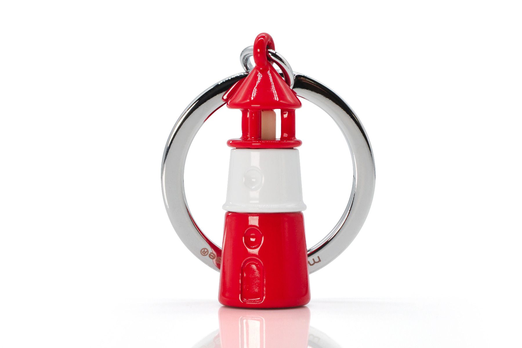 Ключодържател Metalmorphose Lighthouse Shiny red / white