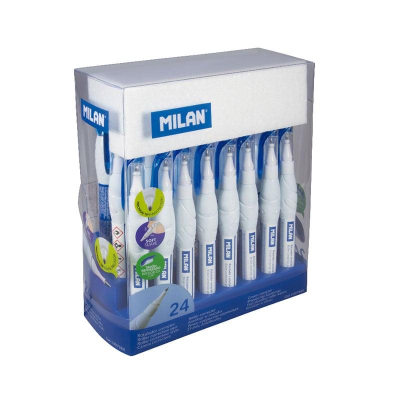 Milan Коректор-писалка, 7 ml, в дисплей, 24 броя, опаковка 9 | JAR Computers Milan Коректор-писалка, 7 ml, в дисплей, 24 броя, опаковка 9