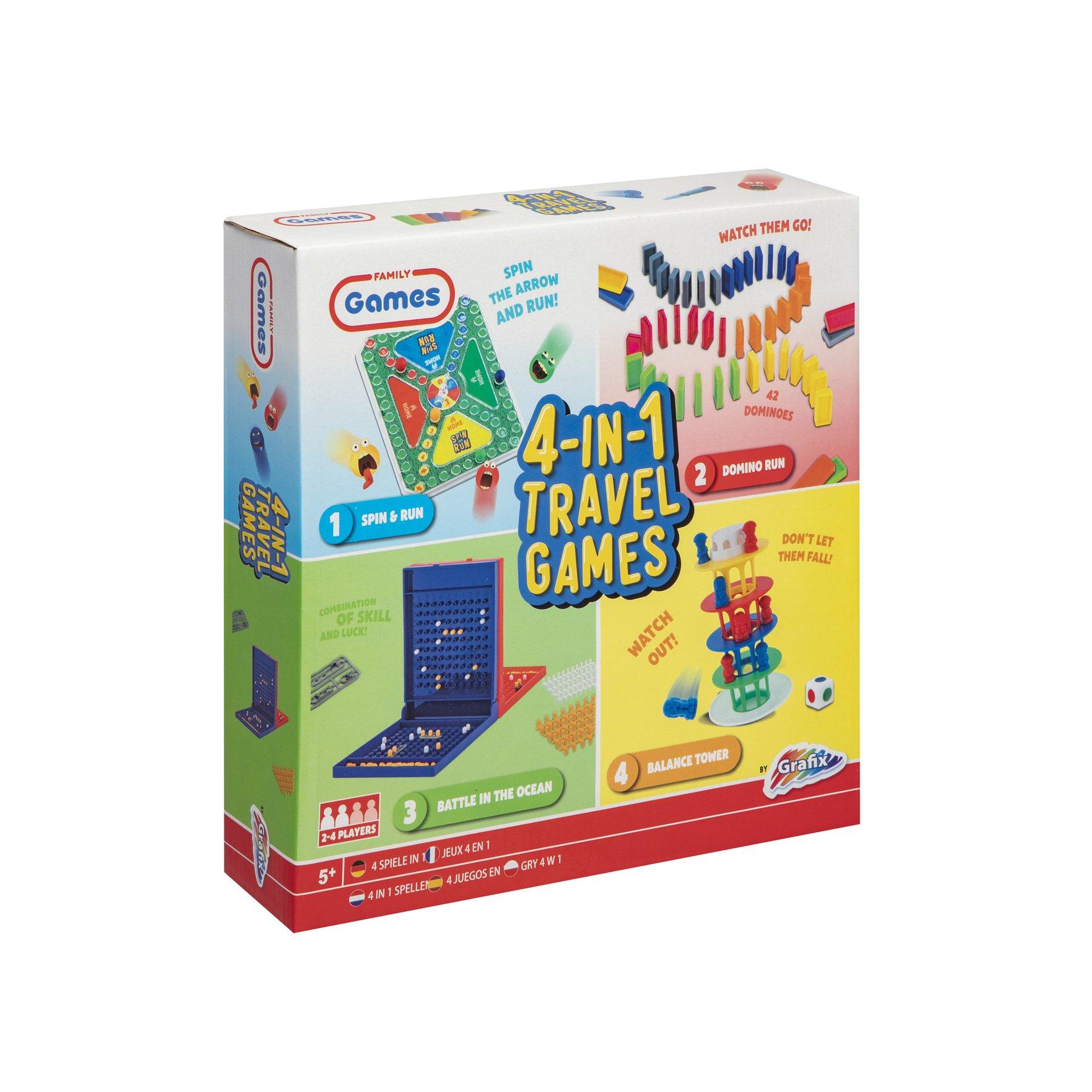 Moxy Игра за пътуване, 4 в 1 | JAR Computers Moxy Игра за пътуване, 4 в 1