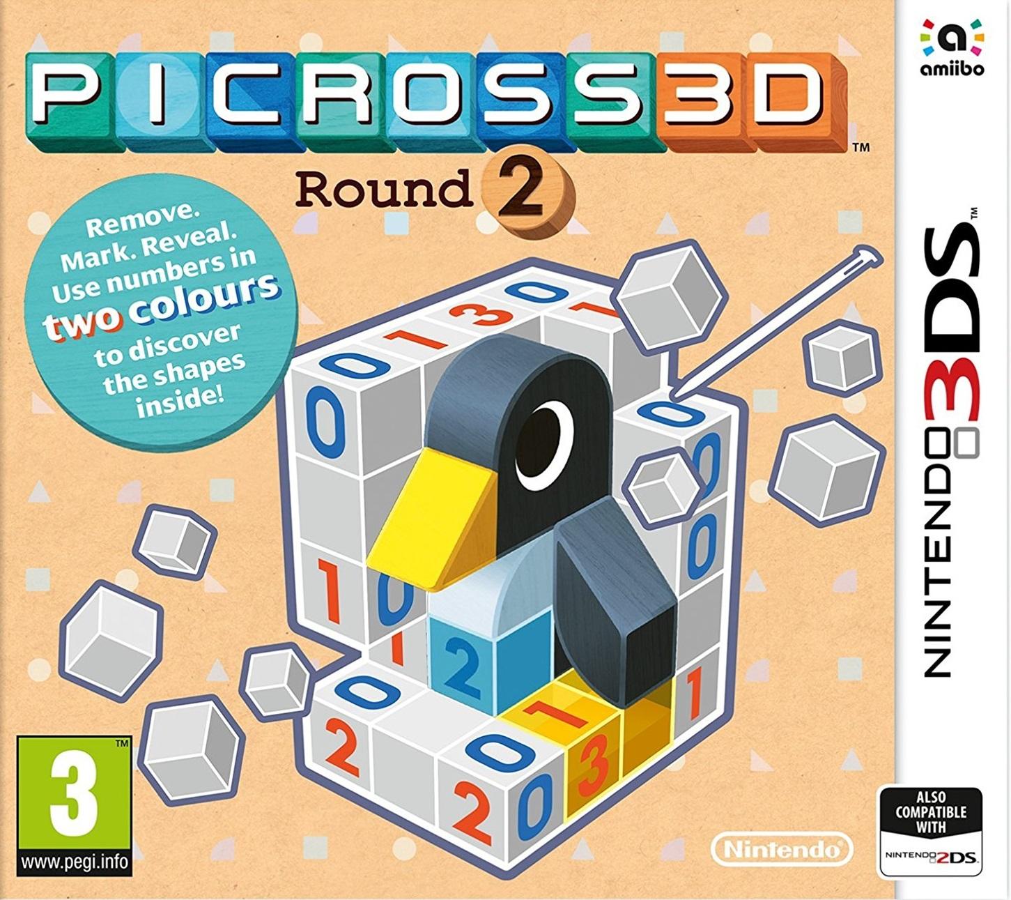 Picross 3D: Round 2 (Nintendo 3DS)