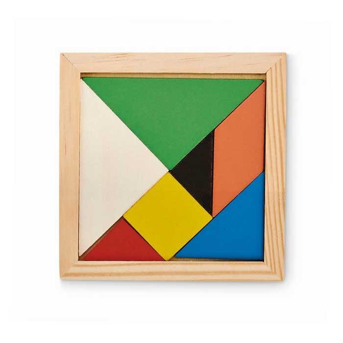 Пъзел Танграм, цветен, 7 части | JAR Computers Пъзел Танграм, цветен, 7 части