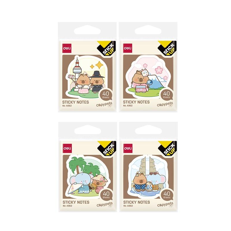 Самозалепващи листчета Deli Stick Up Capypets EA962, 50х50 мм, 40 л. | JAR Computers Самозалепващи листчета Deli Stick Up Capypets EA962, 50х50 мм, 40 л.