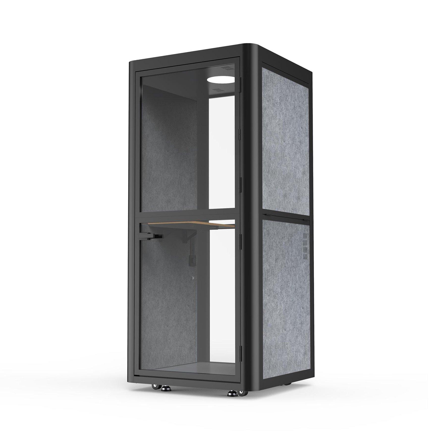 Шумоизолираща акустична кабина Flexi101, 1020 х 1020 х 2260 mm, сива | JAR Computers Шумоизолираща акустична кабина Flexi101, 1020 х 1020 х 2260 mm, сива