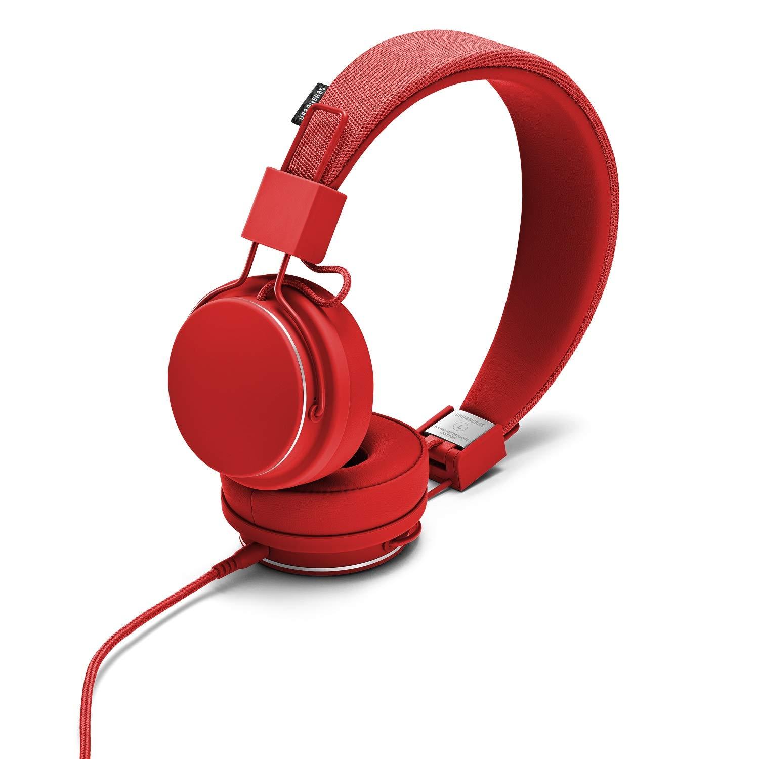 Слушалки с микрофон за мобилни устройства с 3.5 мм стерео-жак - Urbanears Plattan 2 (червен) | JAR Computers Слушалки с микрофон за мобилни устройства с 3.5 мм стерео-жак - Urbanears Plattan 2 (червен)