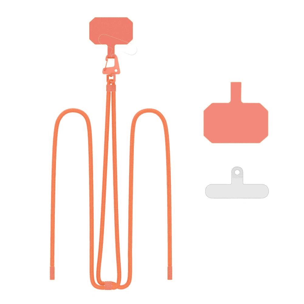 Универсална връзка за носене през врата за смартфони - Tech-Protect C5S Rope Universal Necklace Phone Lanyard (оранжев) | JAR Computers Универсална връзка за носене през врата за смартфони - Tech-Protect C5S Rope Universal Necklace Phone Lanyard (оранжев)