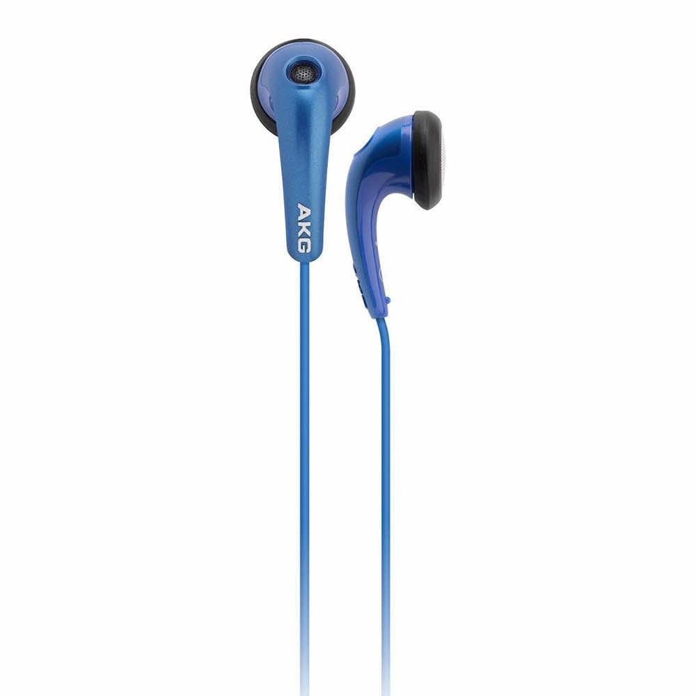 AKG Y15 Eaprhones - слушалки с управление на звука за устройства с 3.5 мм жак (син)