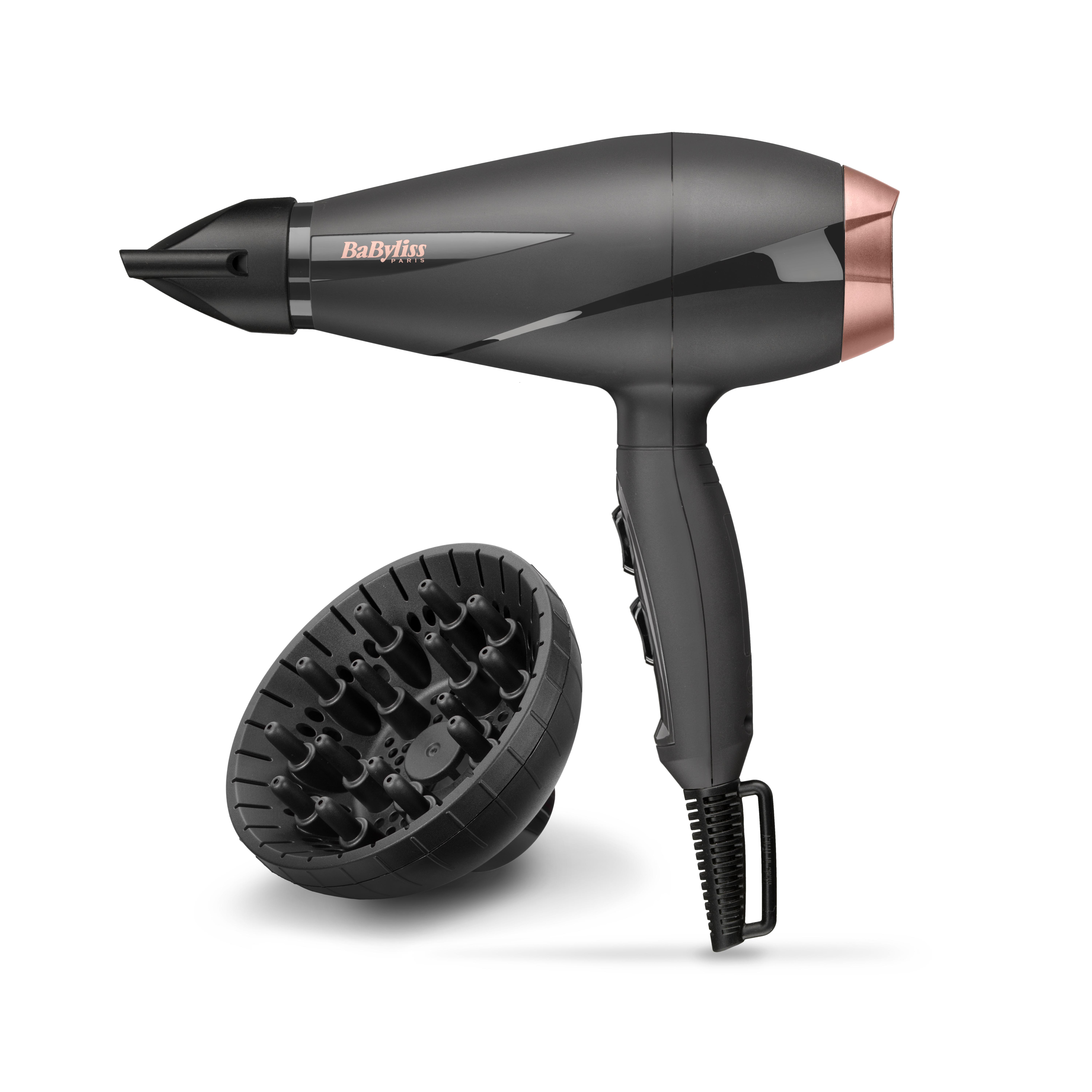 BaByliss Smooth Pro 2100 сешоар 2100 W Черен, Златно розово | JAR Computers BaByliss Smooth Pro 2100 сешоар 2100 W Черен, Златно розово