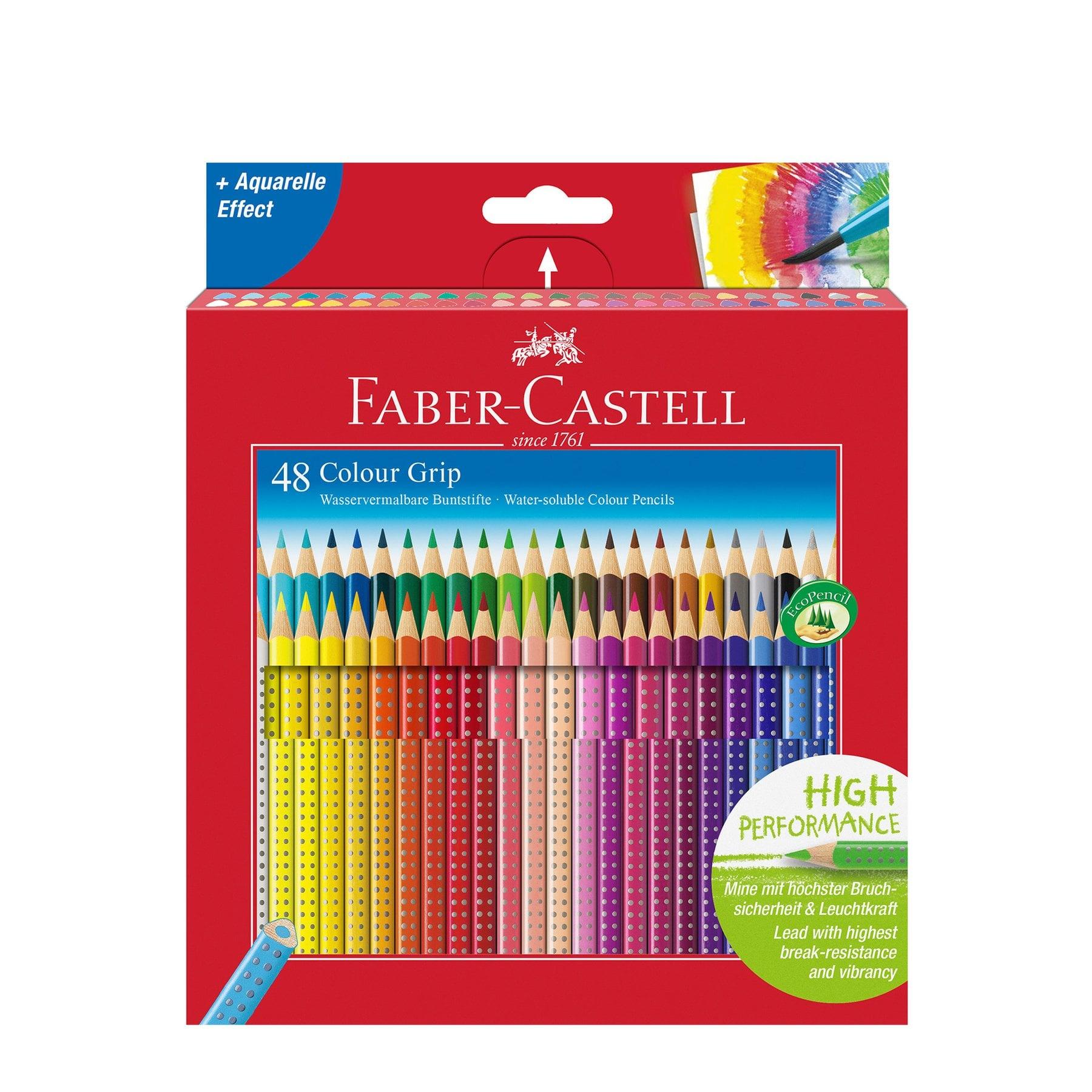 Faber-Castell Цветни моливи Grip 2001, акварелни, 48 цвята