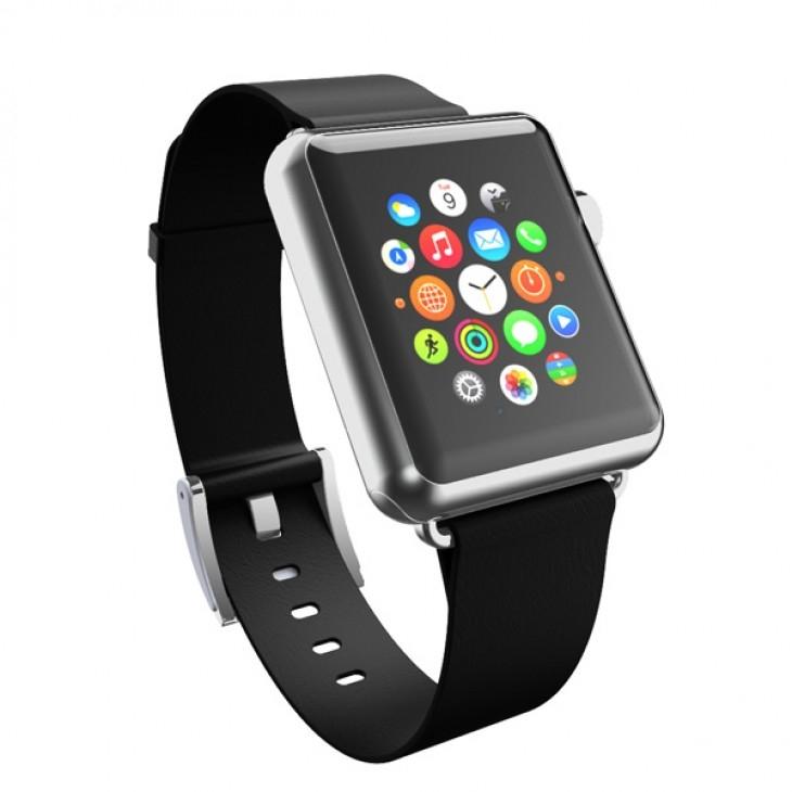 Класическа кожена каишка за Apple Watch 42мм, 44мм - Incipio Premium Leather Watch Band (черен) | JAR Computers Класическа кожена каишка за Apple Watch 42мм, 44мм - Incipio Premium Leather Watch Band (черен)