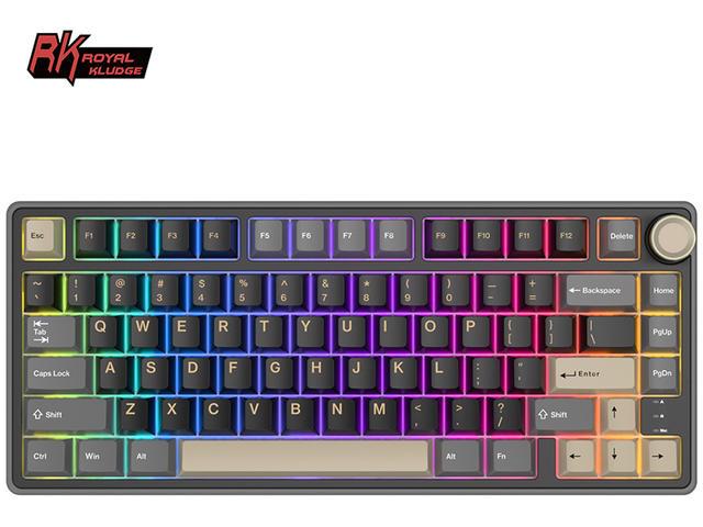 Клавиатура Royal Kludge R75 K Silver Phantom, RGB | JAR Computers Клавиатура Royal Kludge R75 K Silver Phantom, RGB