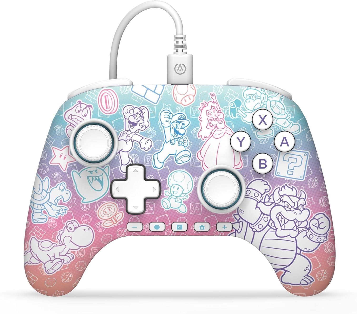 Контролер PowerA - Advantage, жичен, Mushroom Kingdom (Nintendo Switch 2) | JAR Computers Контролер PowerA - Advantage, жичен, Mushroom Kingdom (Nintendo Switch 2)