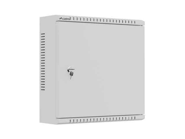 Lanberg TPR 10" Installation Enclosure with Mesh Plate 400 x 400 x 140 Grey (Assembled)