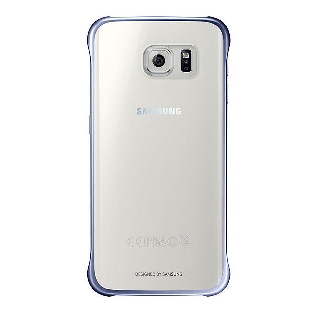 Оригинален кейс за Samsung Galaxy S6 Edge - Samsung Protective Clear Cover EF-QG925BBEGWW (прозрачен-син) | JAR Computers Оригинален кейс за Samsung Galaxy S6 Edge - Samsung Protective Clear Cover EF-QG925BBEGWW (прозрачен-син)