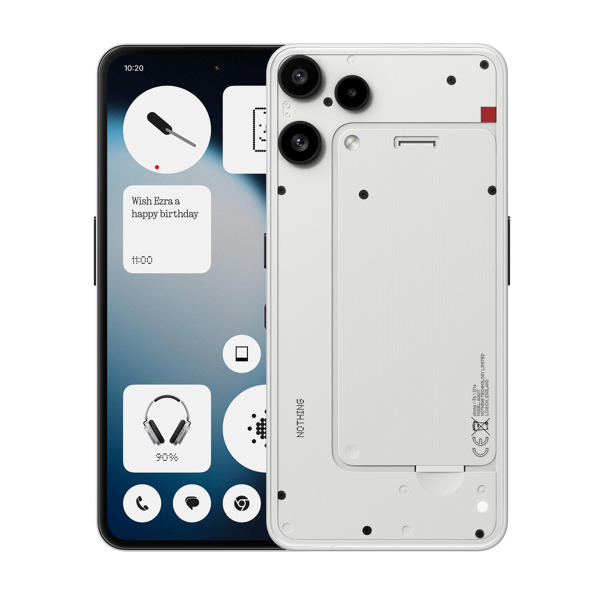 Смартфон Nothing Phone (3а) Lite 128/8 WHITE , 128 GB, 8 GB