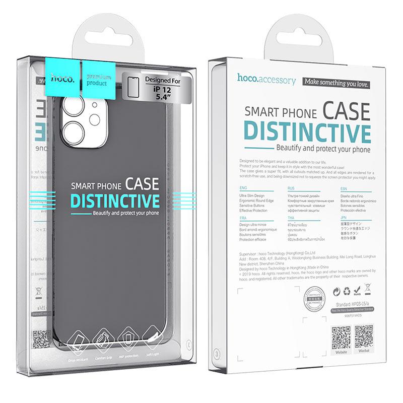 Тънък полипропиленов кейс (0.40 mm) за iPhone 12 mini - Hoco Thin Series PP Protective Case (черен) | JAR Computers Тънък полипропиленов кейс (0.40 mm) за iPhone 12 mini - Hoco Thin Series PP Protective Case (черен)