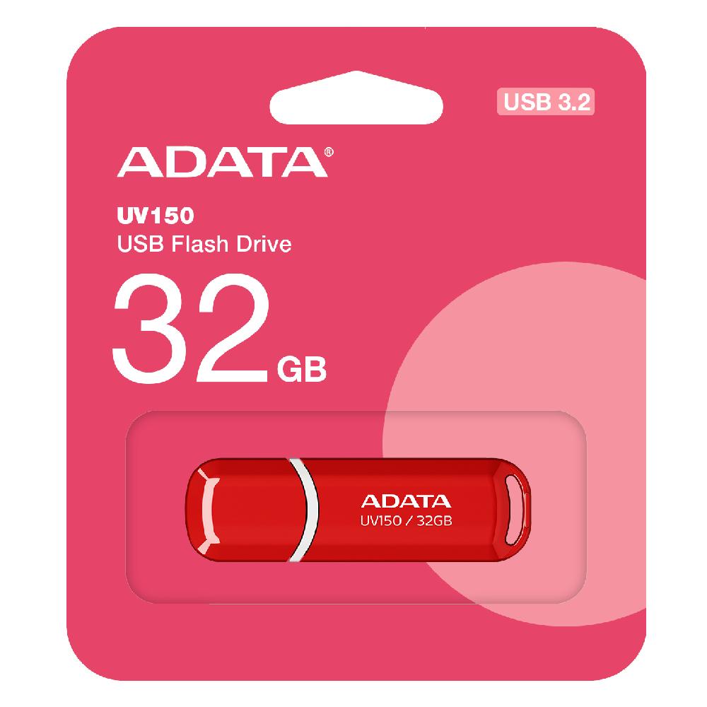 USB Флаш памет Adata UV150 / 32GB USB 3.2, Black | JAR Computers USB Флаш памет Adata UV150 / 32GB USB 3.2, Black