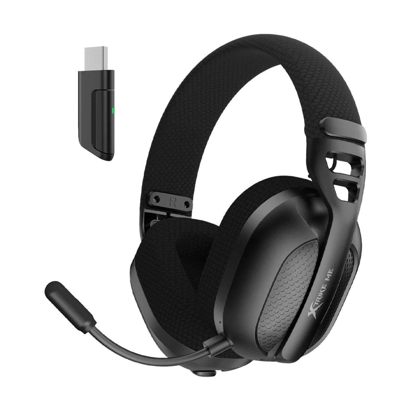Xtrike ME безжични геймърски слушалки Gaming Headphones GH-513W - Bluetooth, 2.4G - XTRM-GH-513W-BK