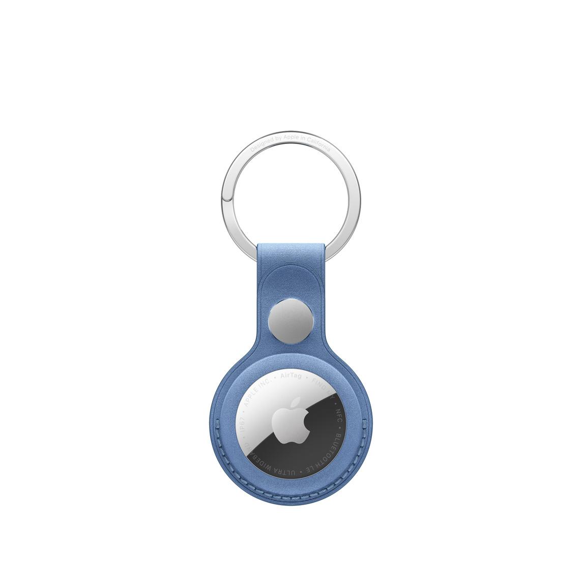 Apple AirTag FineWoven Key Ring – Wildflower Blue | JAR Computers Apple AirTag FineWoven Key Ring – Wildflower Blue