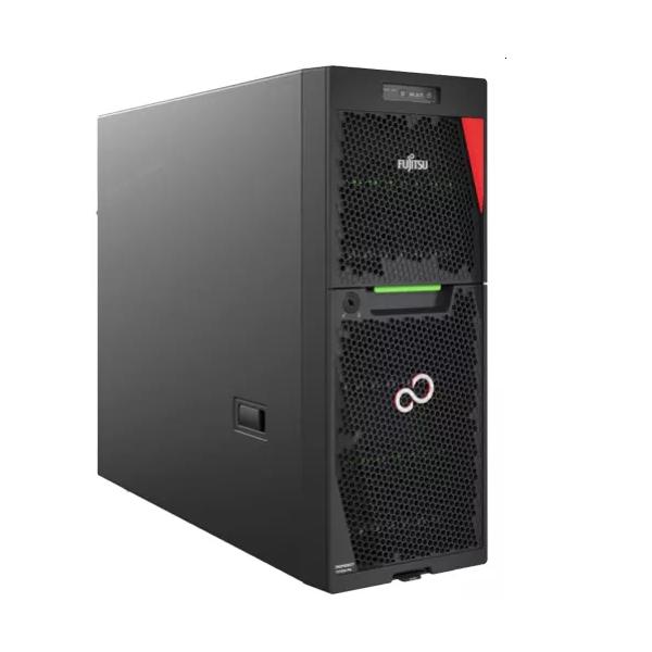 Fujitsu PRIMERGY TX1330 M6, F, Red. PSU,  Basic 2.5" kit (8x), iRMC advanced pack, 2x Modular PSU 500W titanium hp, Region-kit Europe, No powercord as order option, 32GB (1x32GB) 2Rx8 DDR5-4800 U ECC, Intel Xeon 6369P 8C/16T 3.3GHz,  ERP Lot 9,  TPM 2.0