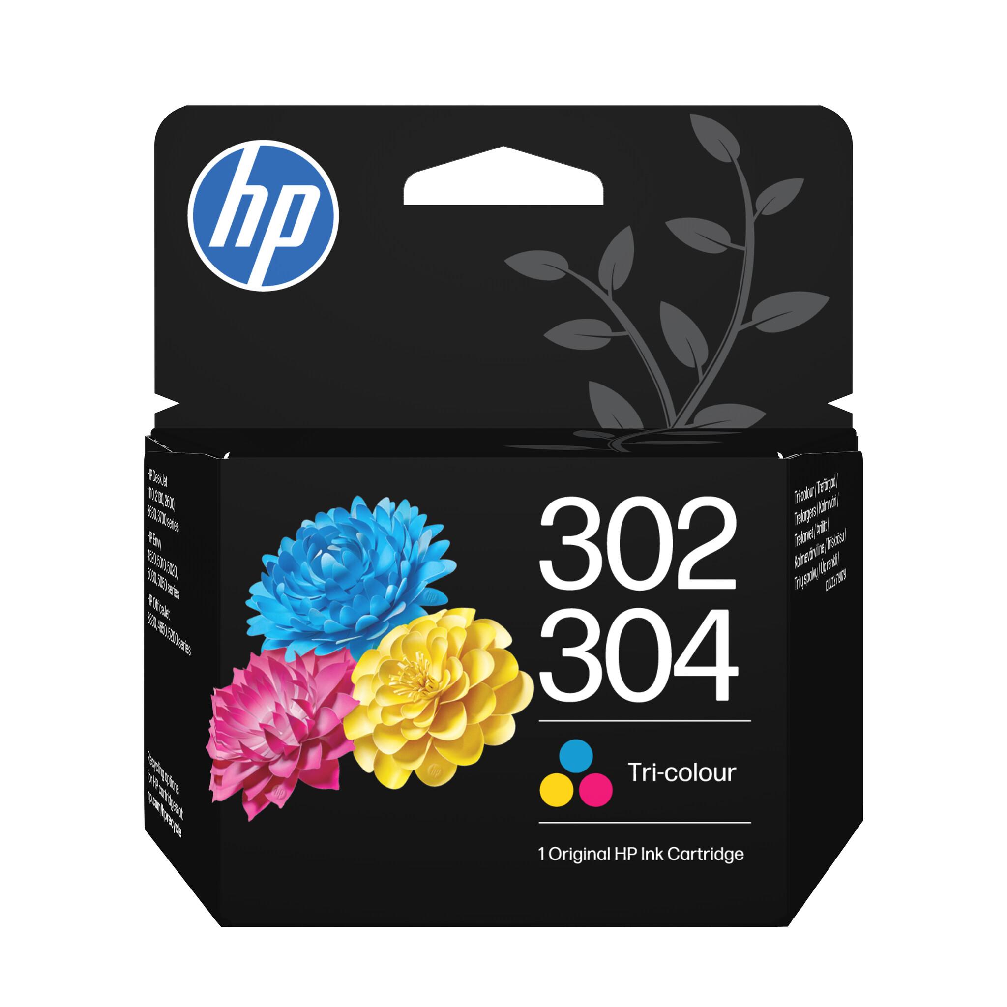 HP Оригинална касета с мастило 302/304, три цвята | JAR Computers HP Оригинална касета с мастило 302/304, три цвята