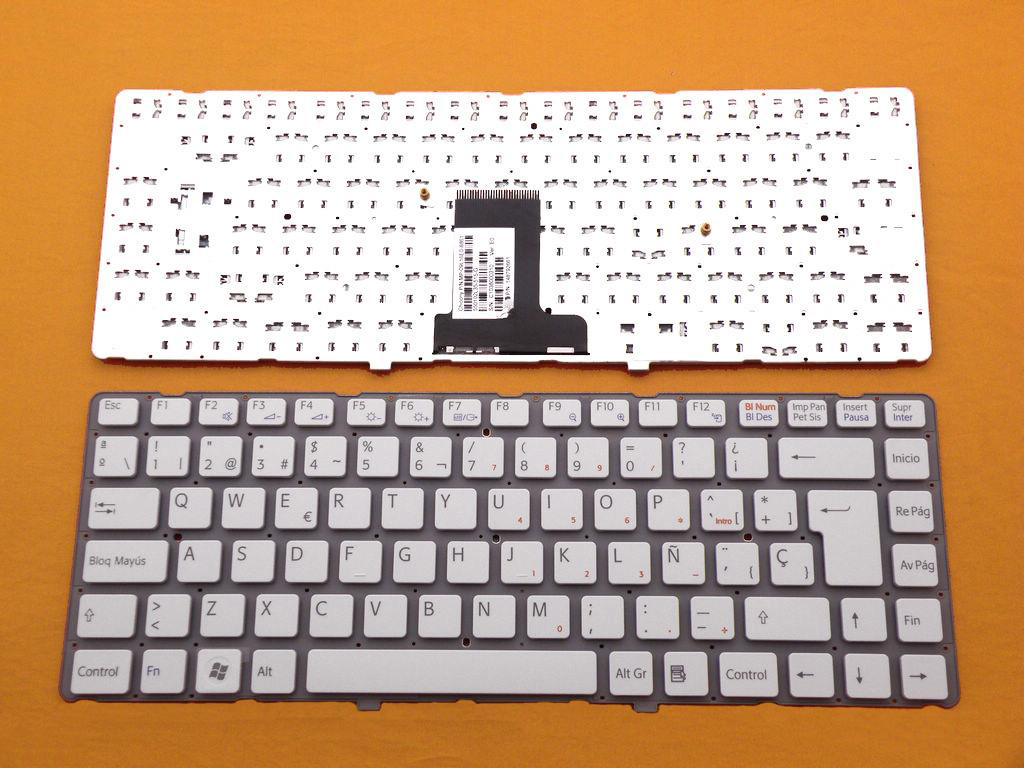 Клавиатура за лаптоп Sony Vaio VPC-EA VPC EA Without Frame White UK (Голям Ентър) С Кирилица | JAR Computers Клавиатура за лаптоп Sony Vaio VPC-EA VPC EA Without Frame White UK (Голям Ентър) С Кирилица