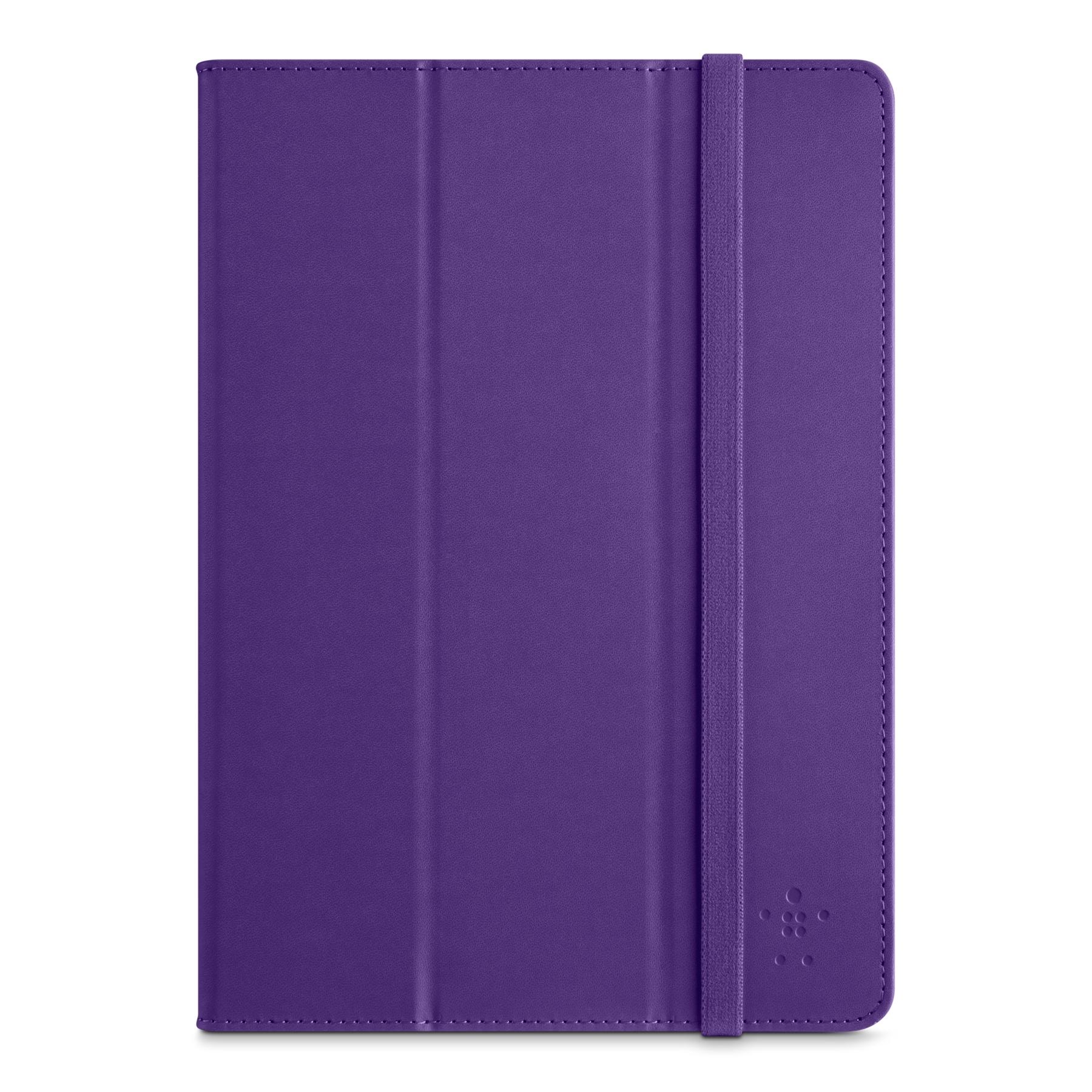 Кожен калъф с поставка и Auto On/Off за iPad Air, iPad 5 (2017) - Belkin Smooth Tri-Fold (лилав) | JAR Computers Кожен калъф с поставка и Auto On/Off за iPad Air, iPad 5 (2017) - Belkin Smooth Tri-Fold (лилав)