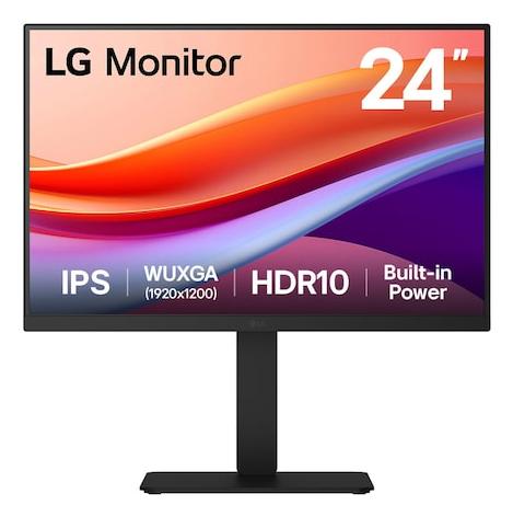 LG 24BA55W-B компютърен монитор 61 см (24") 1920 x 1200 пиксела WUXGA Черен | JAR Computers LG 24BA55W-B компютърен монитор 61 см (24") 1920 x 1200 пиксела WUXGA Черен