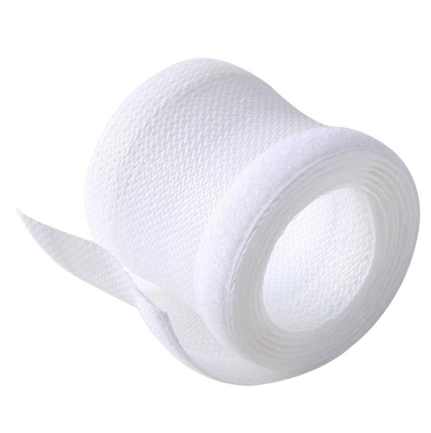 Neomounts Cable Sock, 200 cm long, 8,5 cm wide, white